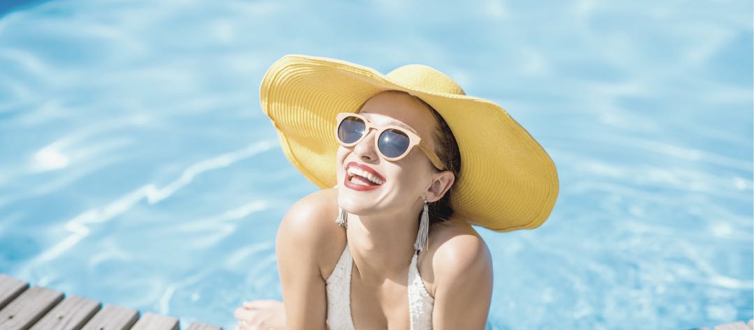 Does your skin feel refreshed after swimming in your pool?